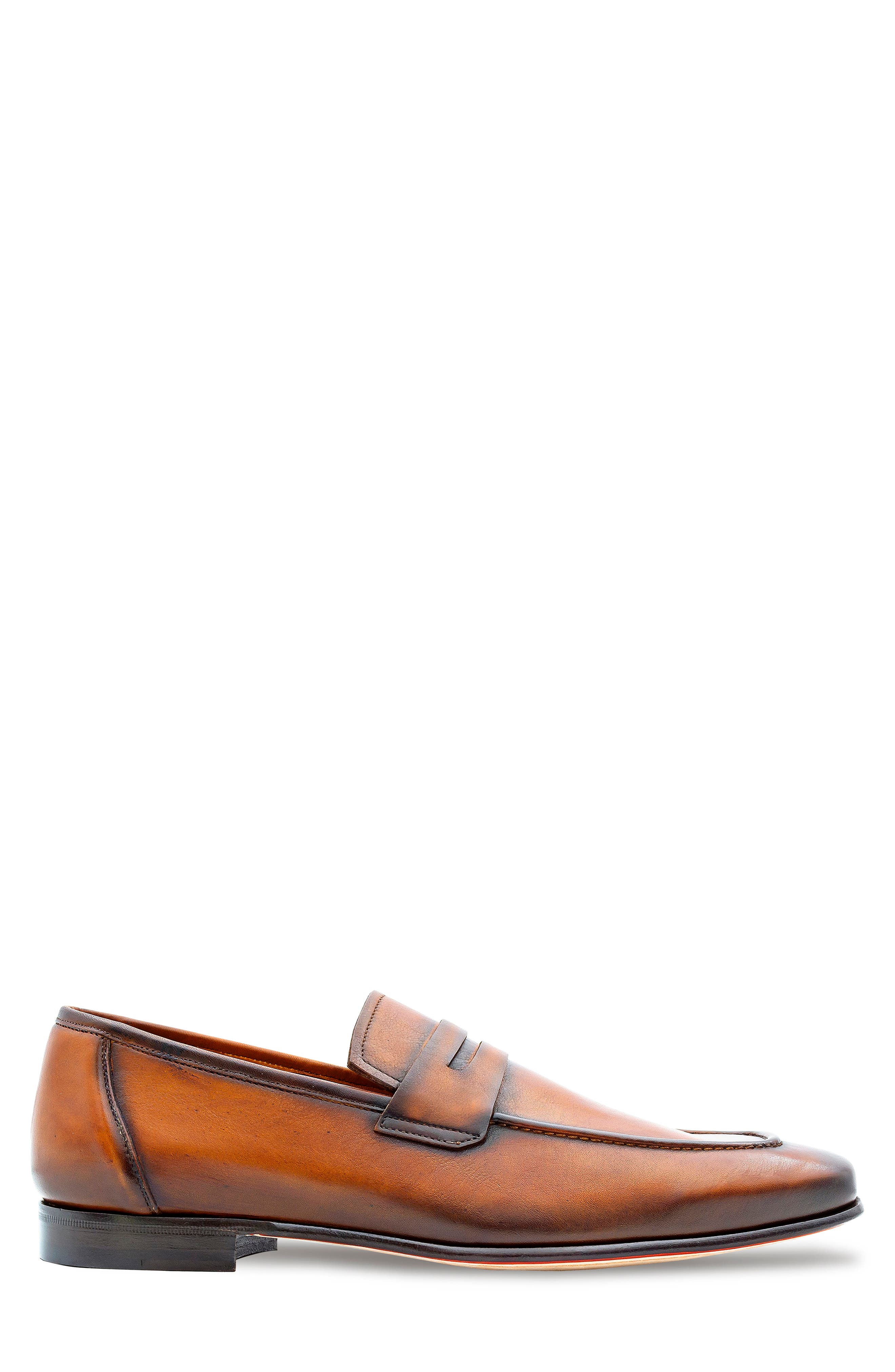 Patina Penny Loafer, Alternate, color, DARK COGNAC