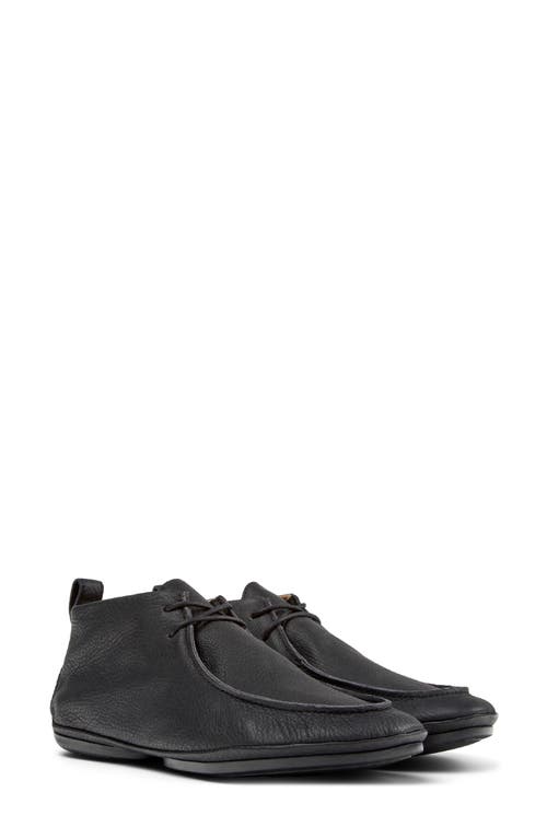 Camper Right Nina Leather Desert Boots In Black
