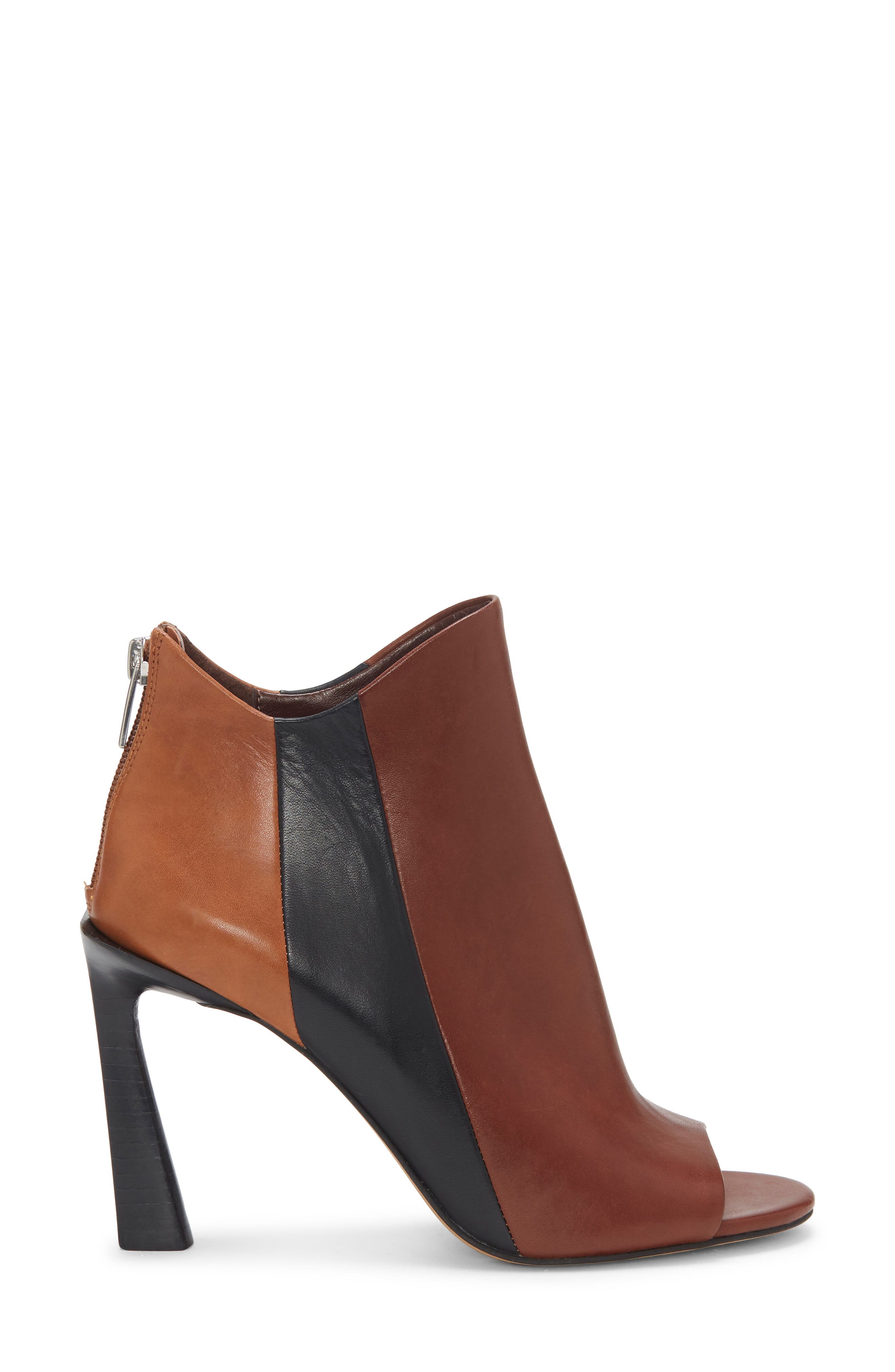 Artiziana Open Toe Bootie, Alternate, color, BROWN 01