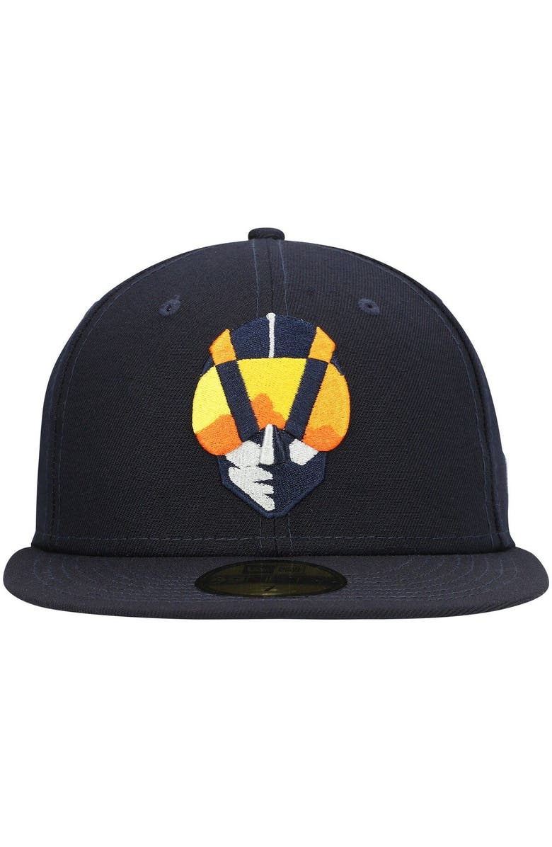 New Era Men's New Era Navy Las Vegas Aviators Authentic Collection Team Game 59FIFTY Fitted Hat, Alternate, color,