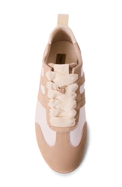 Free People Aces Sneaker In Chalk/desert Sand