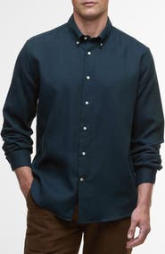 Barbour Tamish Regular Fit Herringbone Button-Down Shirt