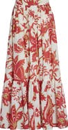 Etro Flounce Hem Cotton Maxi Skirt