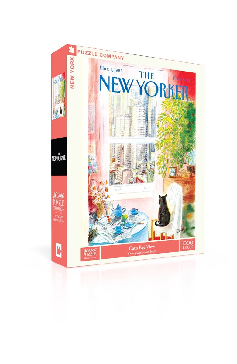 NEW YORK PUZZLE COMPANY Cat's Eye View 1000 Piece Puzzle, Alternate, color, NO COLOR