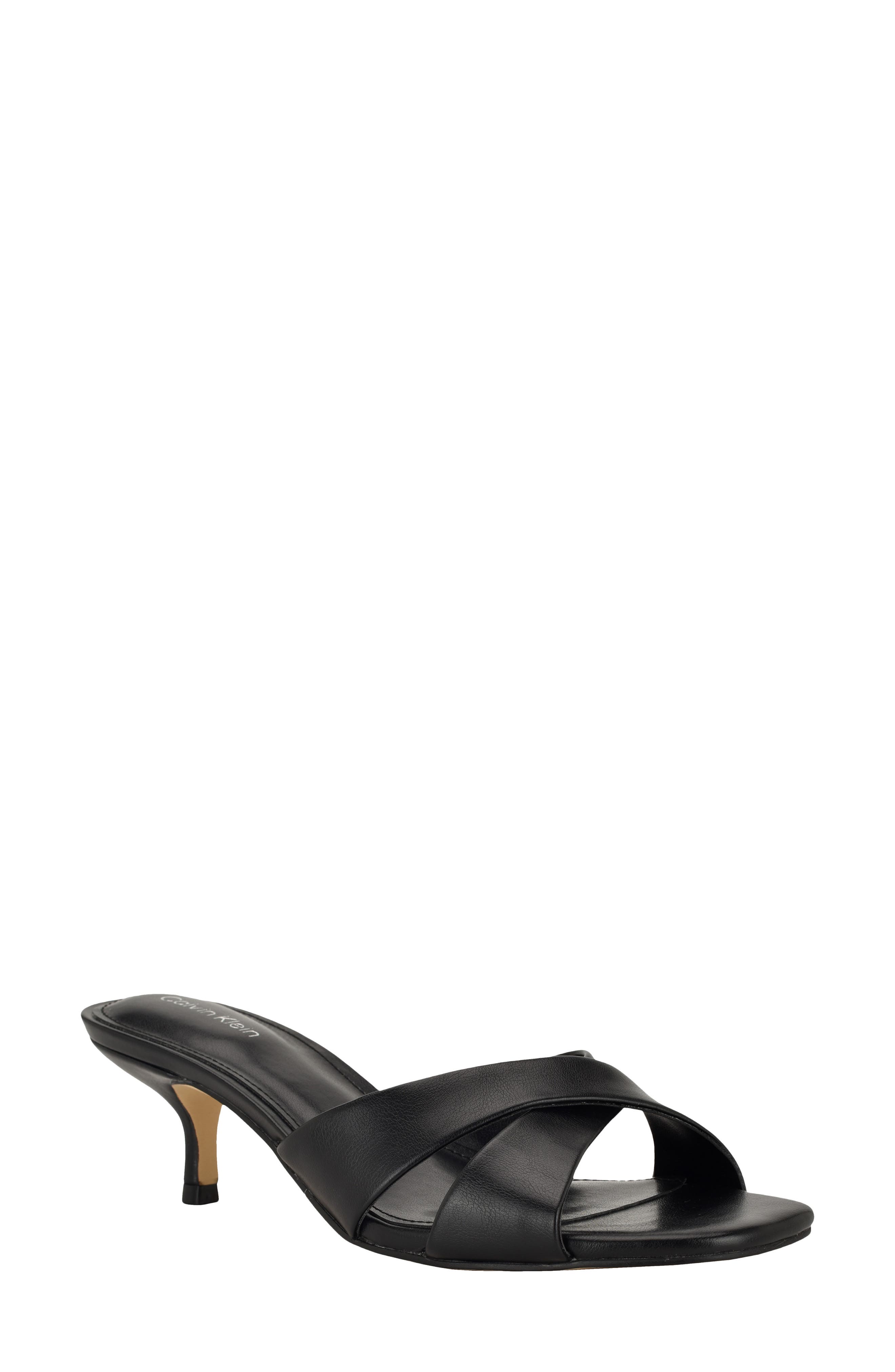 Calvin Klein Skylor Slide Sandal, Main, color, Black