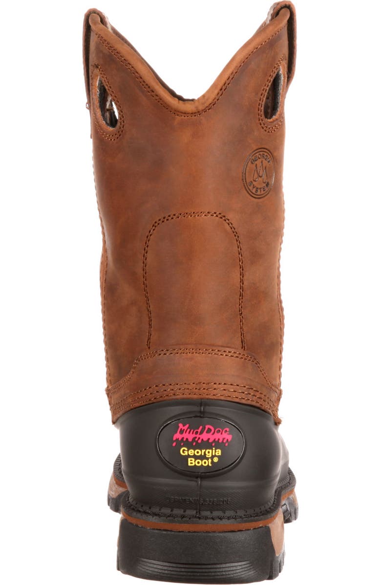 Georgia Boot Steel Toe Wellington, Alternate, color, Brown