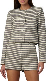 Joe's The Talia Stripe Crop Jacket