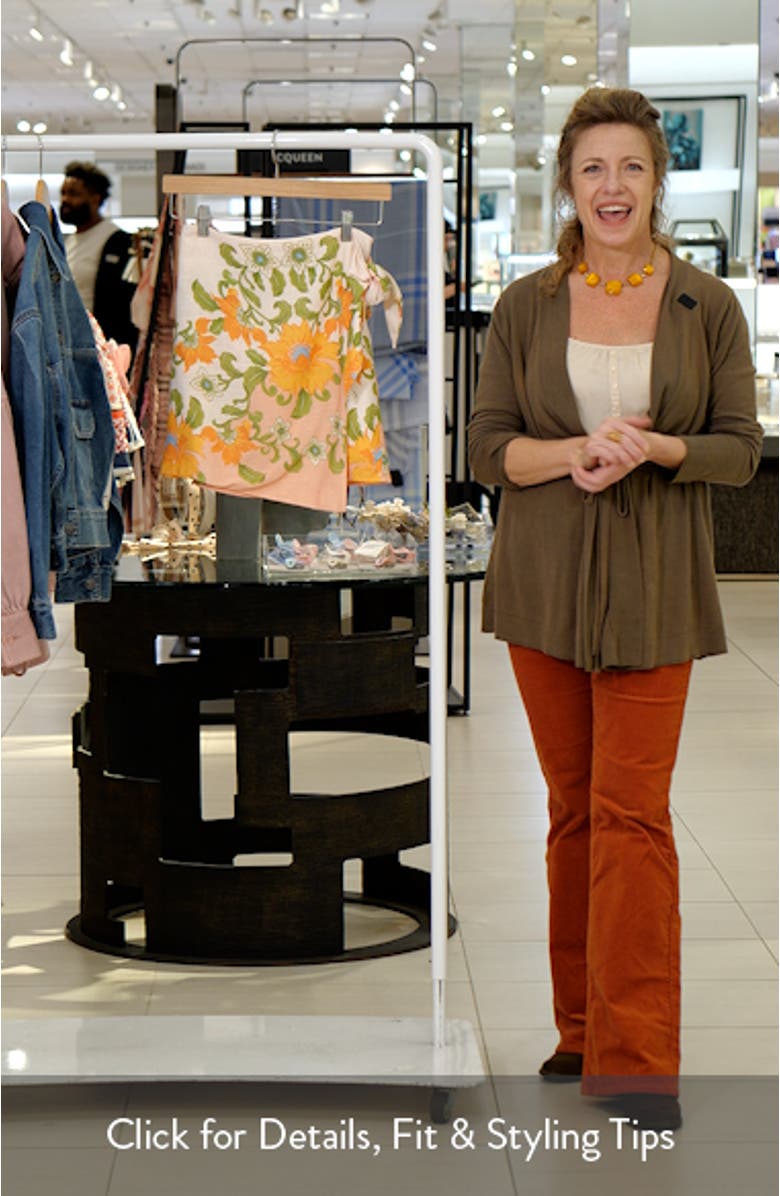 Calypso Faux Wrap Miniskirt, sales video thumbnail