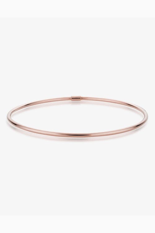 Oradina 14k Gold Everything Bangle Bracelet In Rose Gold