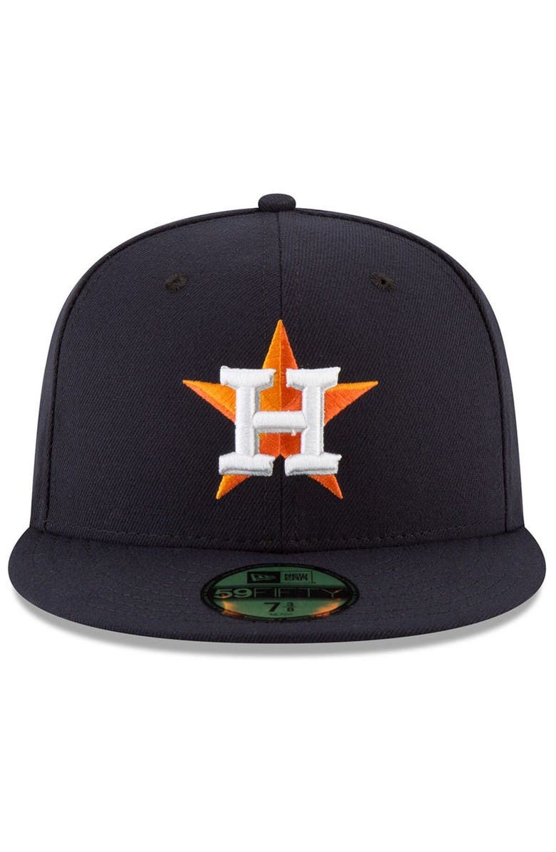 New Era Men's New Era Navy Houston Astros 2022 World Series Side Patch 59FIFTY Fitted Hat, Alternate, color,