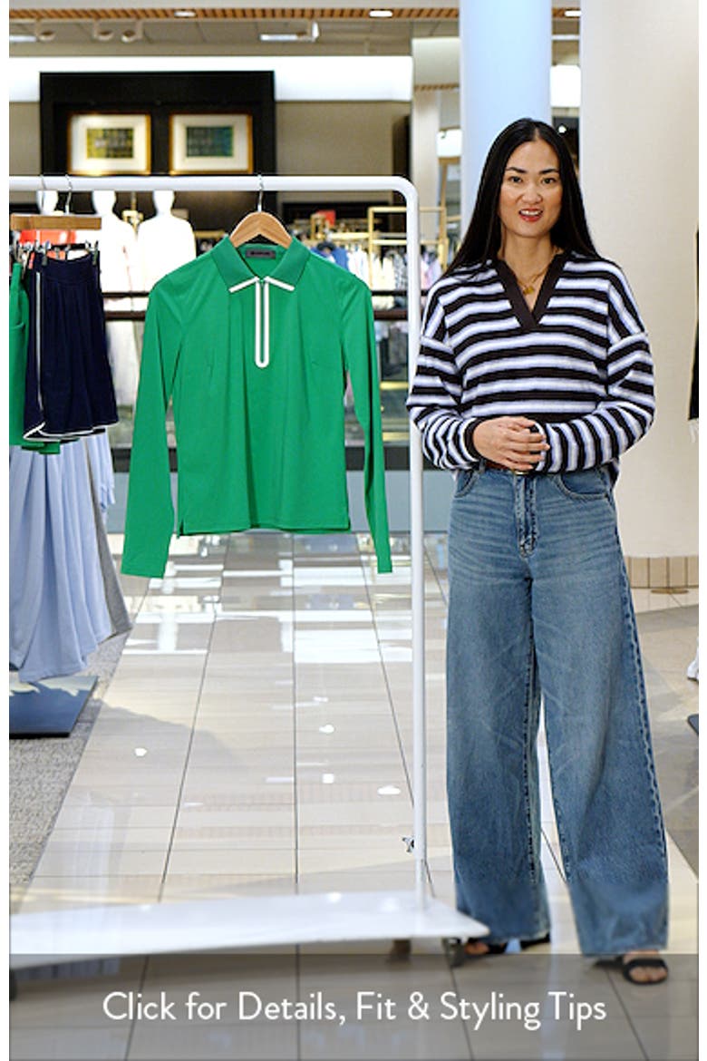 Stretch Jersey Quarter Zip Polo video