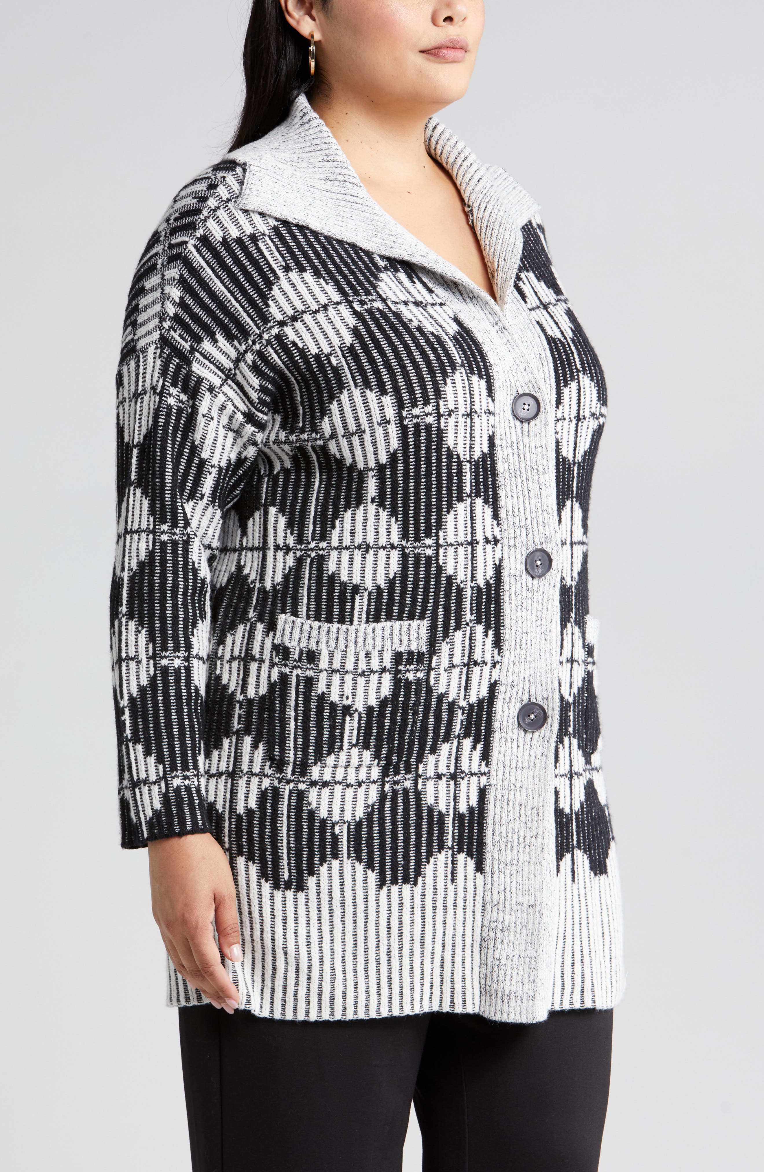 NIC+ZOE Dot Pattern Cardigan | Nordstromrack