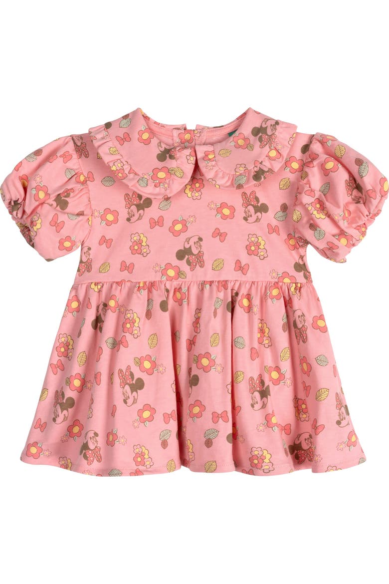 Minnie Mouse Dress, Bloomers and Headband Set, Alternate, color, Minnie Mouse Pink
