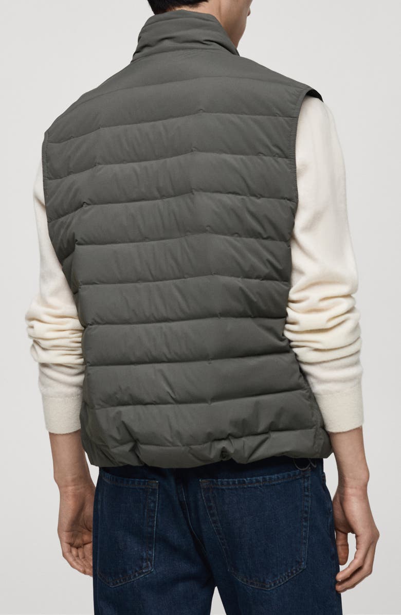 MANGO Quilted Down Vest, Alternate, color,