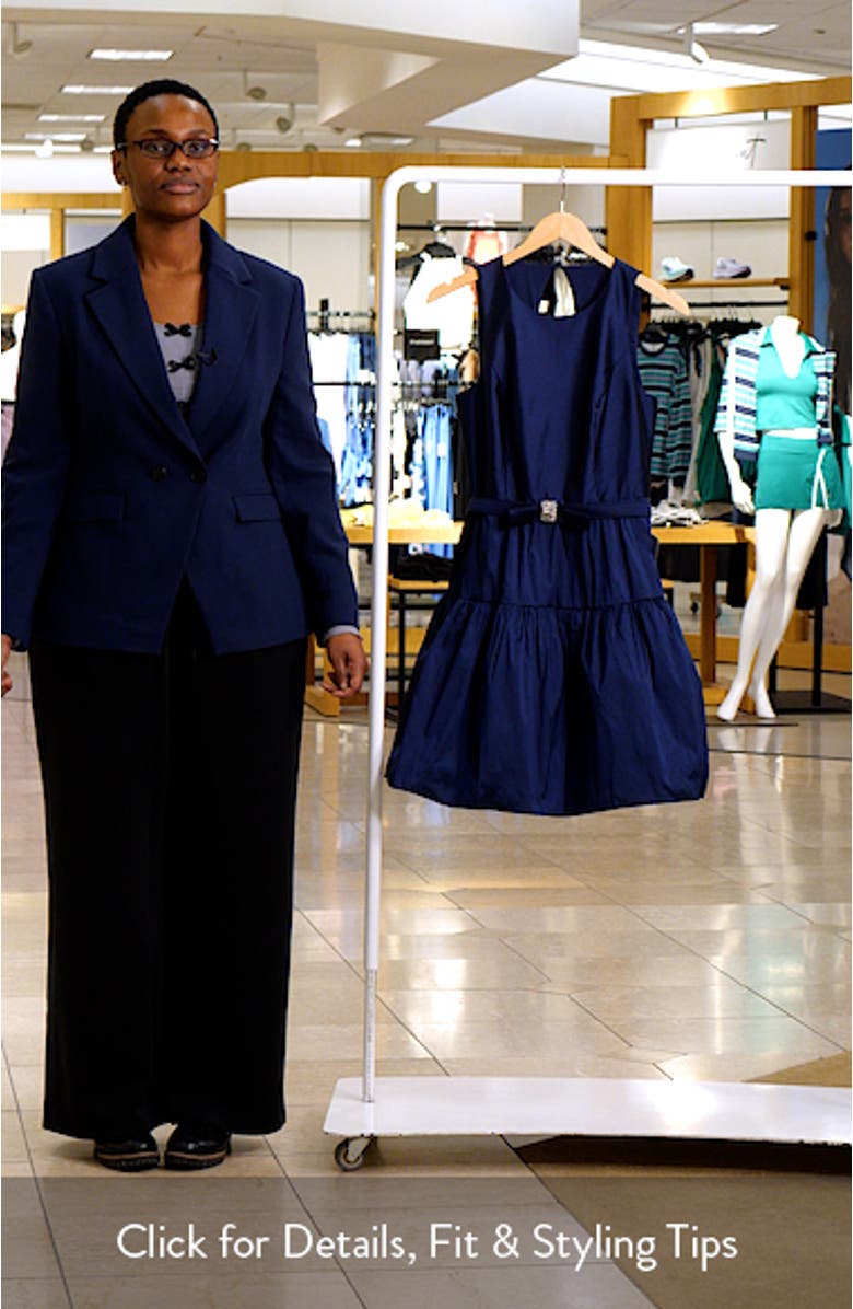 Ruffle Skirt Sleeveless Cocktail Dress, sales video thumbnail