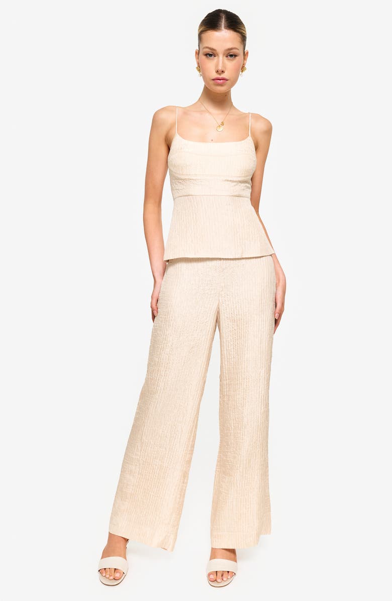 CAMI NYC Lisbon Crinkled Silk & Wool Camisole, Alternate, color, 