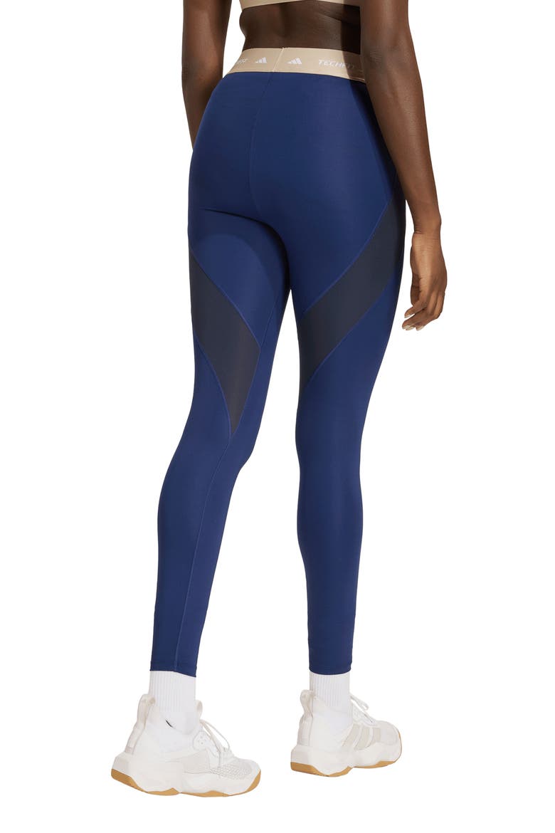 Techfit Colorblock 7\/8 Leggings, Alternate, color, DARK BLUE/ LEGEND INK