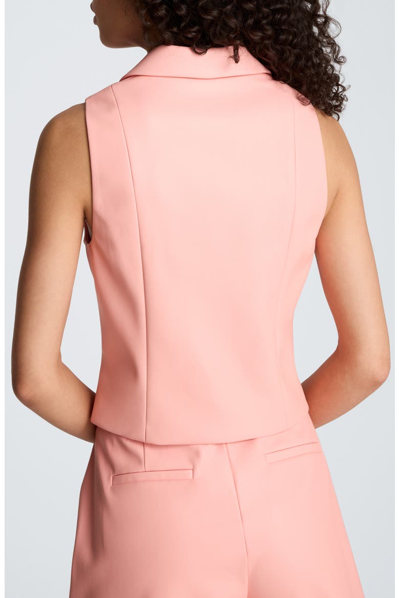 Faux Leather Vest, Alternate, color, SOFT PEACH