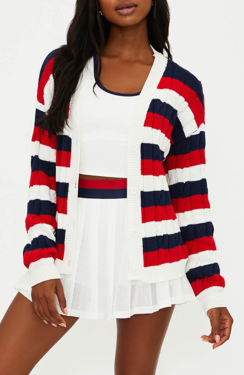 Beach Riot Sherry Stripe Cardigan, Main, color,