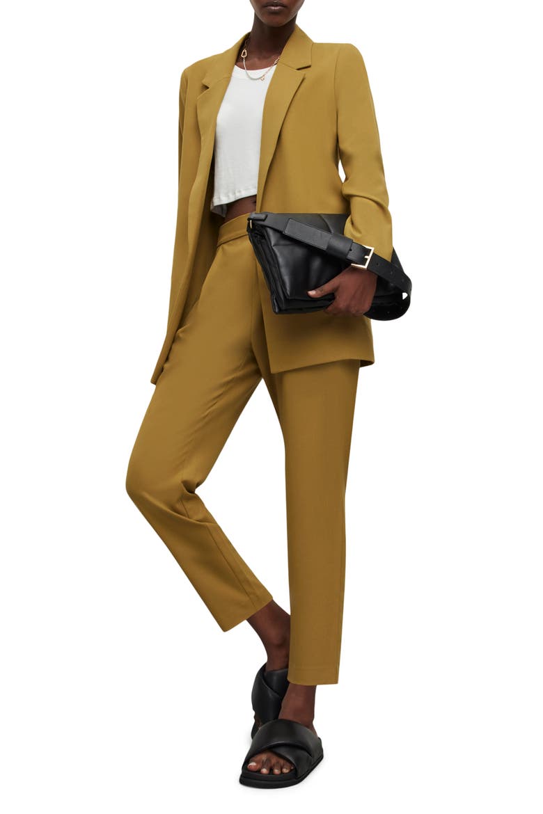Aleida Blazer, Alternate, color, ECRU OLIVE