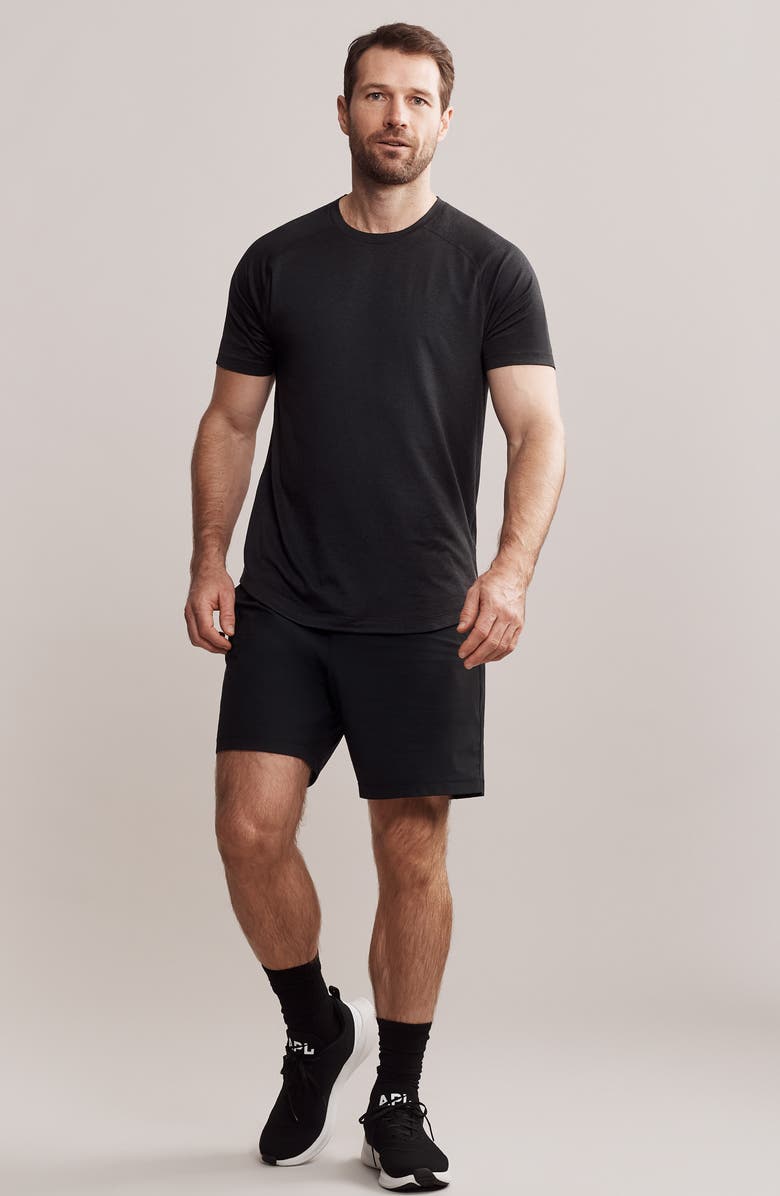 Rhone Atmosphere Performance T-Shirt, Alternate, color, True Black Heather