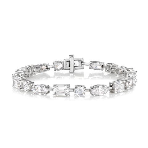 [DISCONTINUED] 16 Carat Diamond Crystalline Multishaped Bracelet