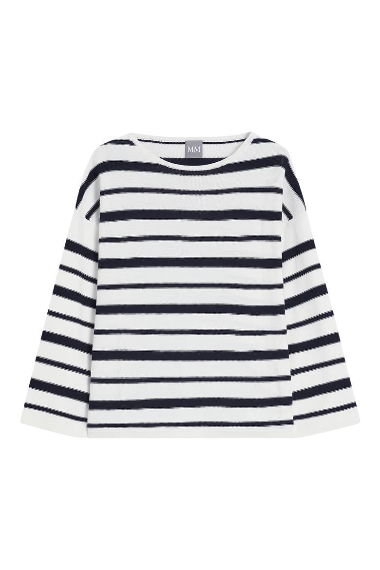 Locusta Stripe Sweater, Alternate, color, OPTICAL WHITE