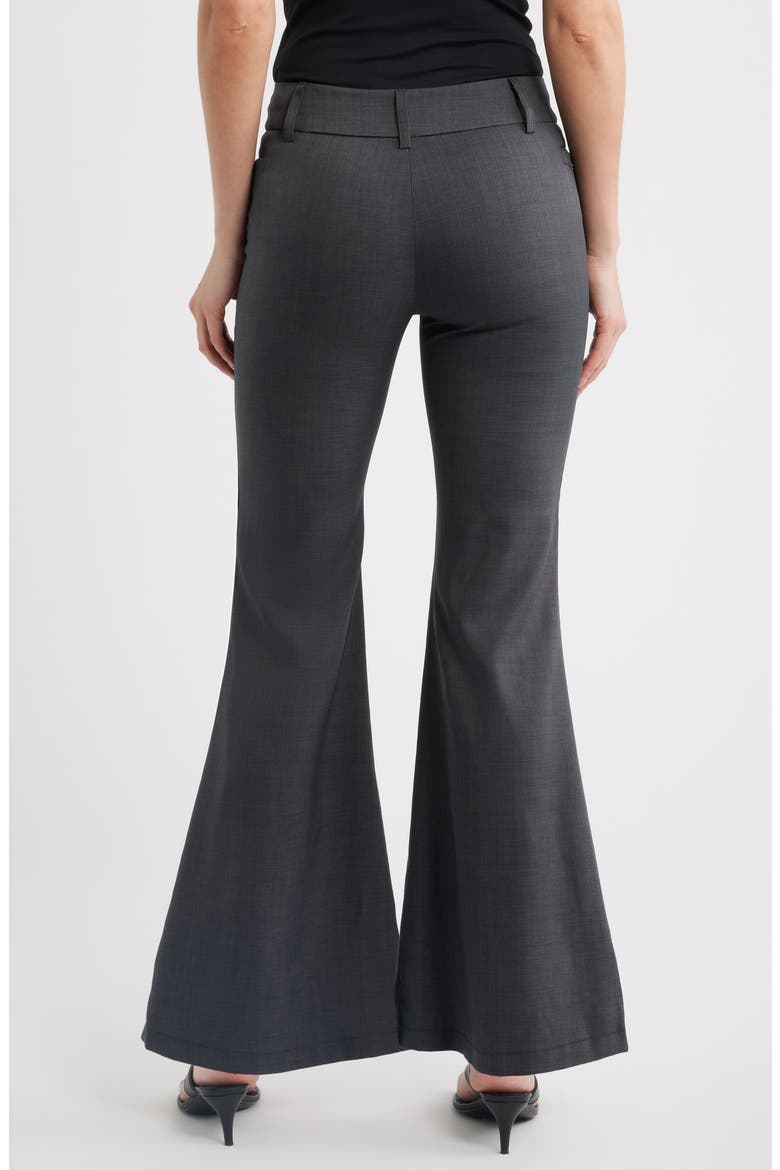 Amber Flare Pants, Alternate, color, GREY