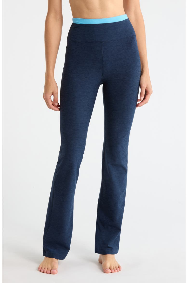 Space Day Layered Bootcut Pants, Main, color, NOCTURNAL NAVY