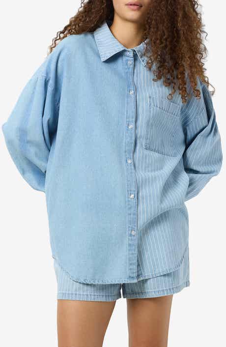 Noisy may Katri Oversize Denim Shirt