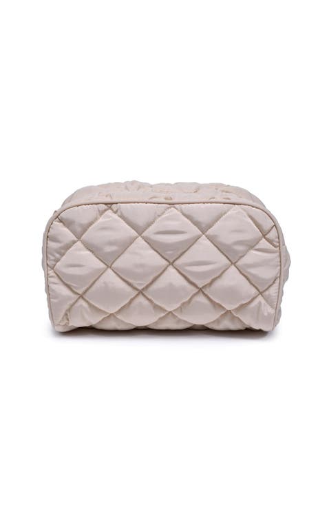 Daily Duo- Quited Puffer Cosmetic & Travel Organizer Pouch