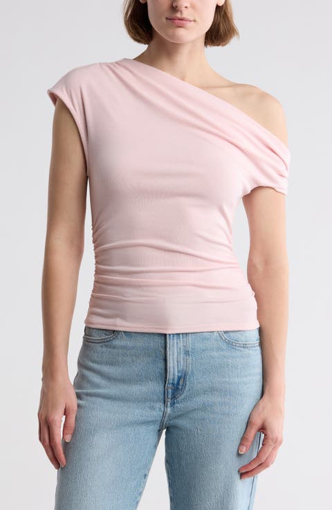 One Shoulder Twist Top