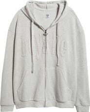 BOYS LIE <p>Grey Area Thermal Zip Sweatshirt</p>