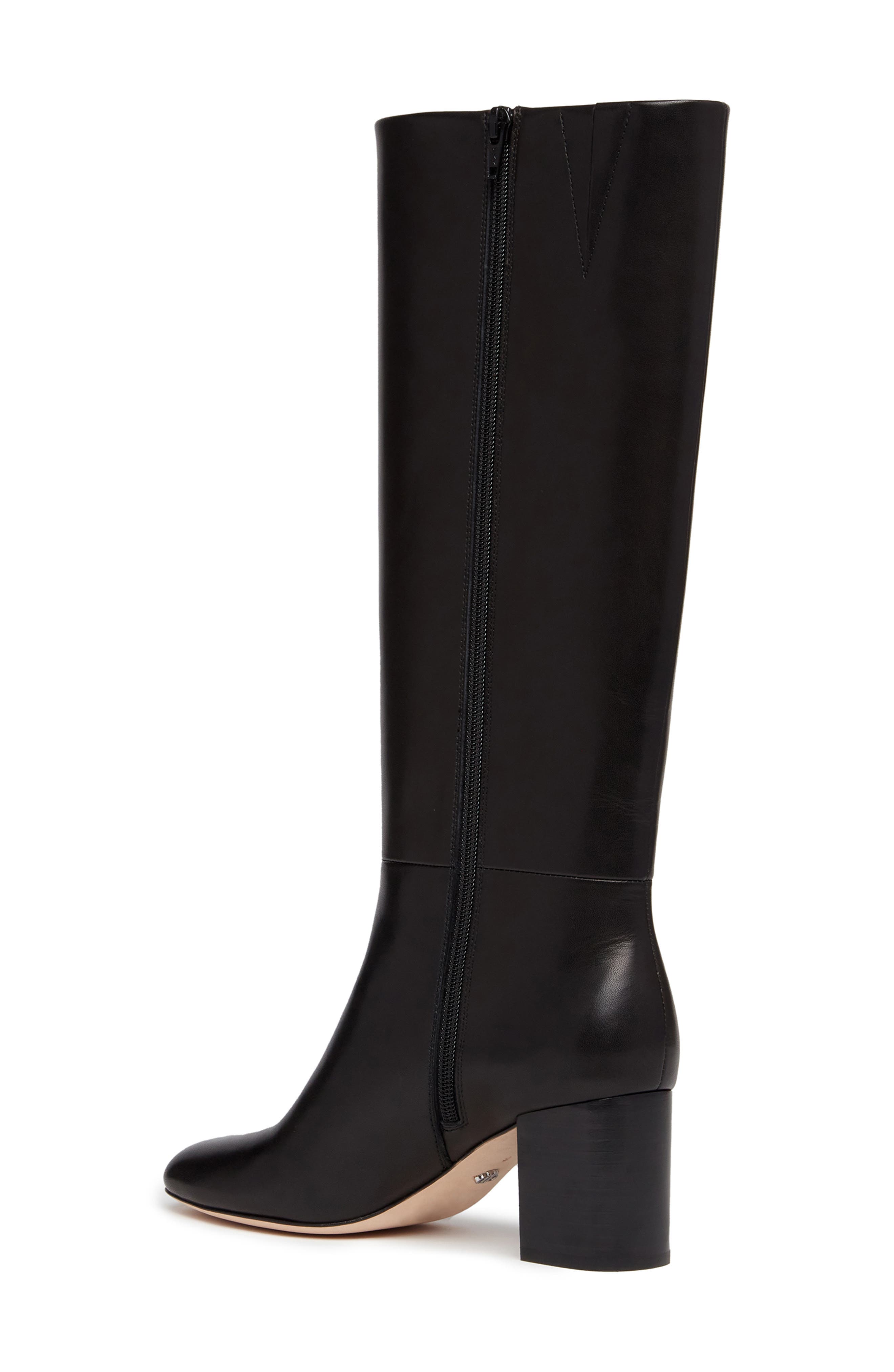PAIGE Katy Knee High Boot, Alternate, color, Black