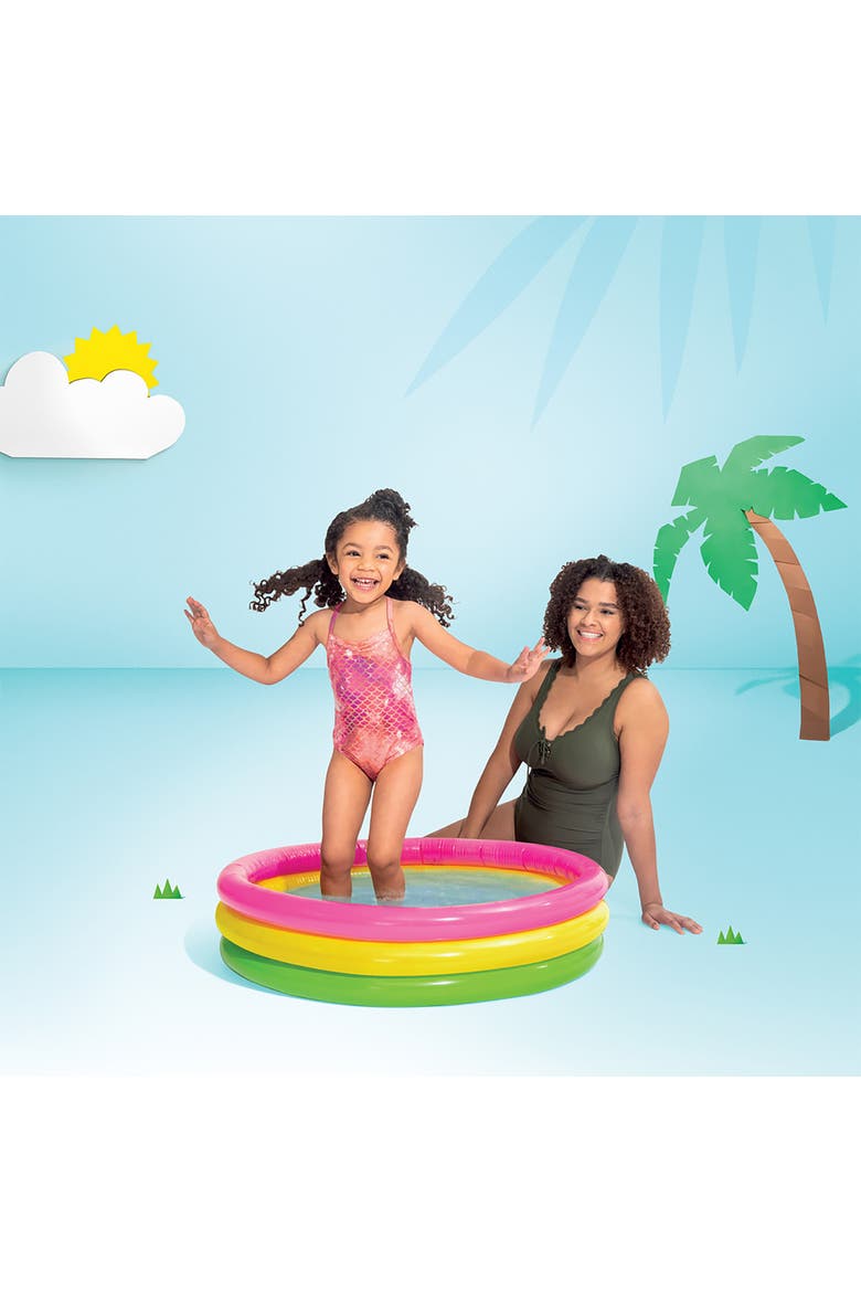 Sunset Glow Baby Pool, Alternate, color, Multicolored