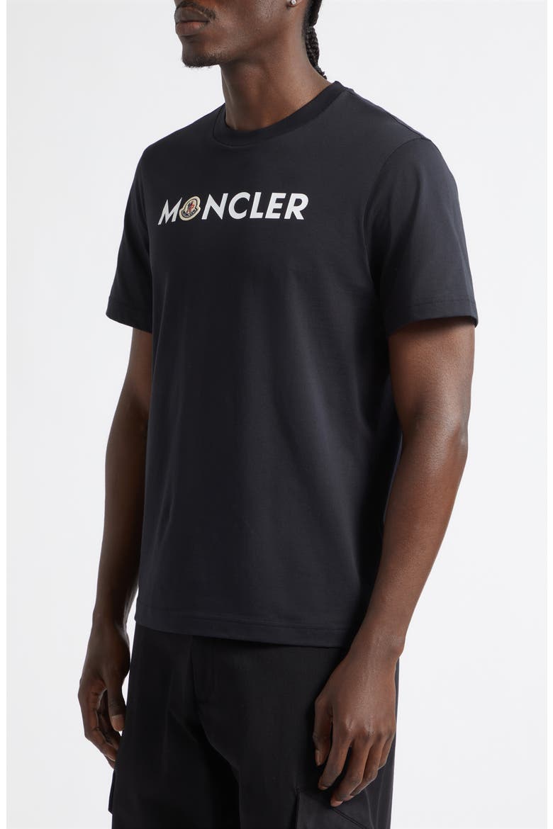 Logo Patch Graphic T-Shirt, Alternate, color, DARK NAVY BLUE