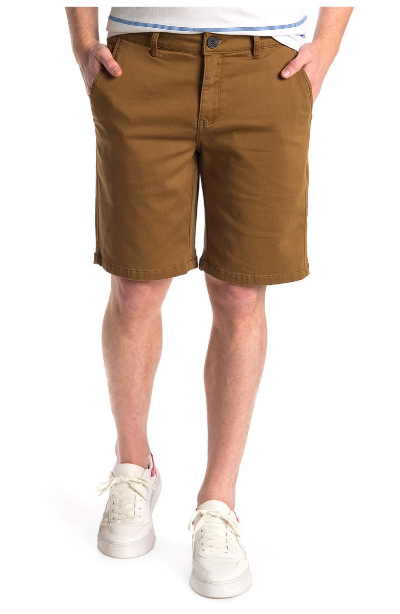 Ezekiel Bounce Mid Rise Stretch Shorts, Main, color, 