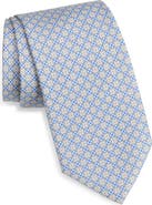 David Donahue Neat Silk Tie