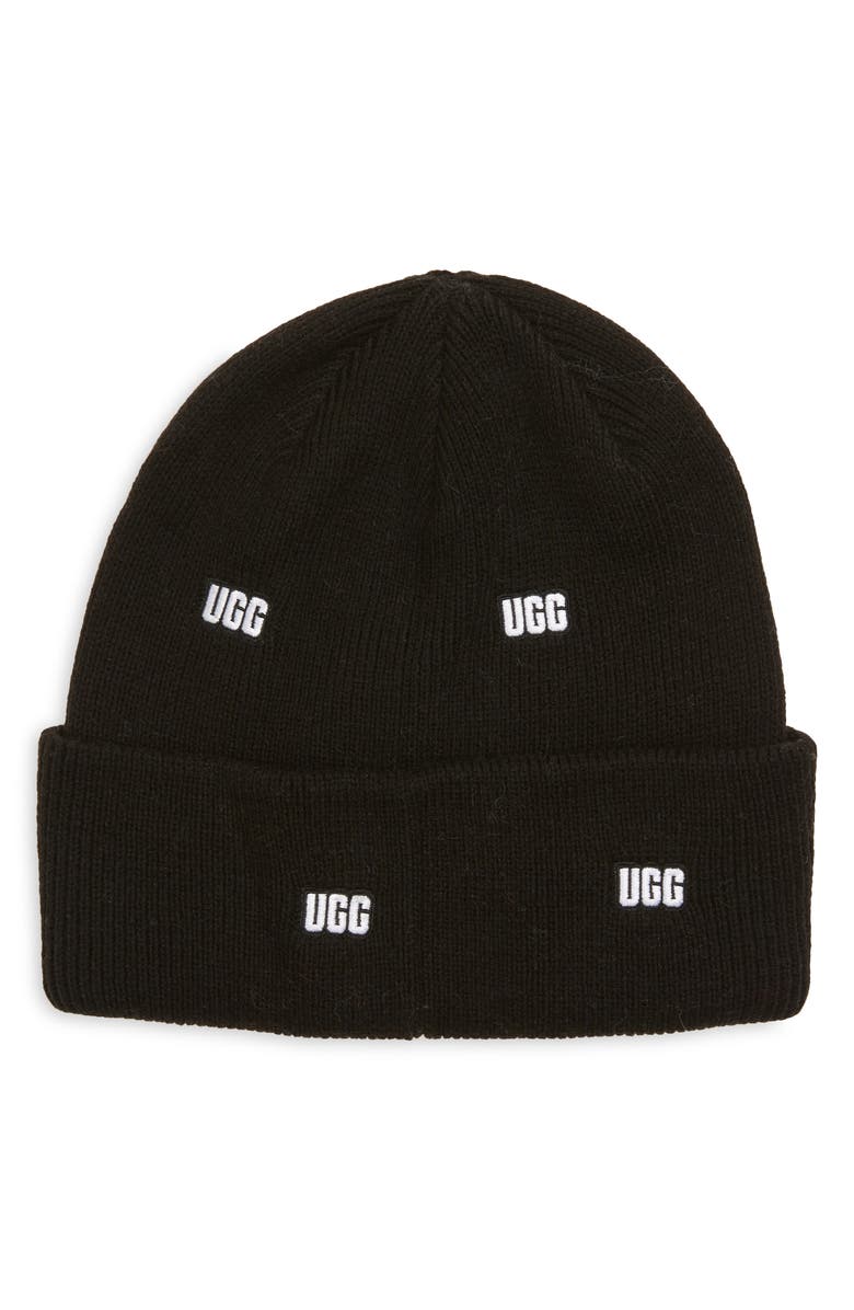UGG<sup>®</sup> Scatter Logo Beanie, Main, color,