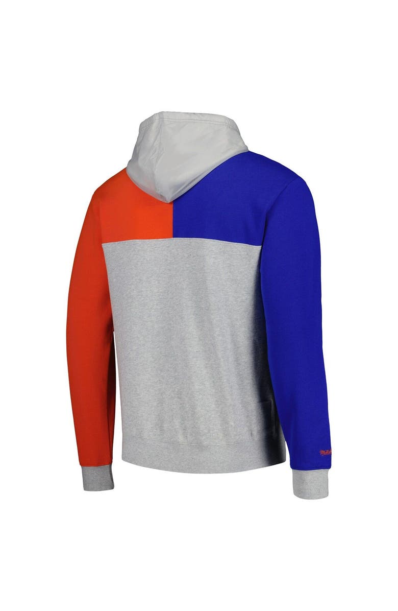 Mitchell & Ness Men's Mitchell & Ness Heather Gray Florida Gators Tie-Breaker Pullover Hoodie, Alternate, color, Heather Gray