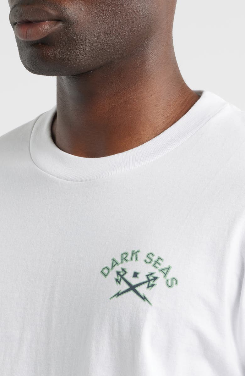 DARK SEAS Never Sleep Long Sleeve Graphic T-Shirt, Alternate, color, White