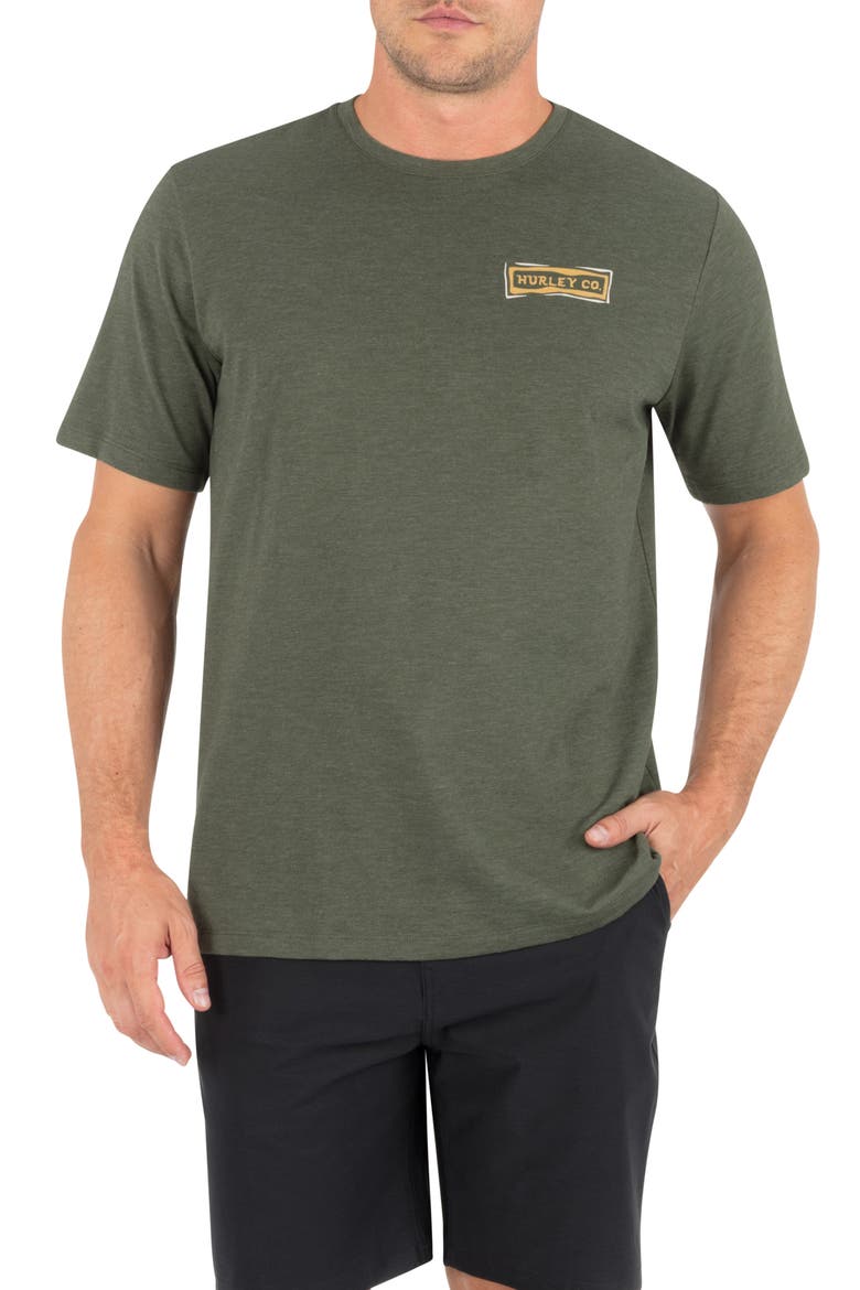 Journey Slub Graphic T-Shirt, Main, color, CHARCOAL FERN