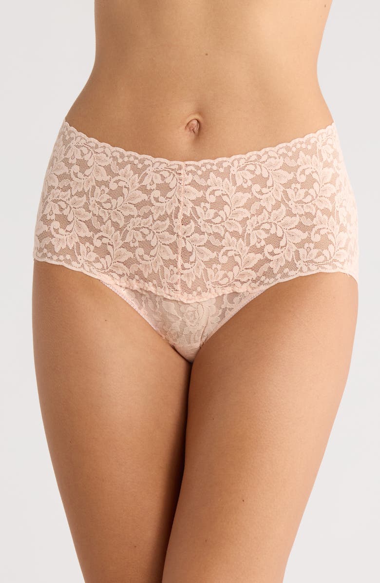 Hanky Panky Retro V-Kini Briefs, Main, color, Vanilla