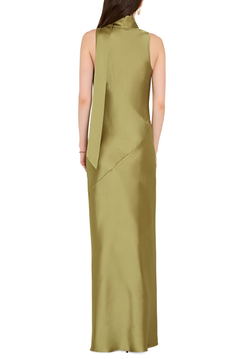 Paula Scarf Detail Maxi Dress, Alternate, color, VRT