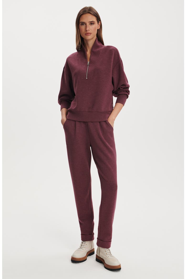 Davidson Woven Sweatshirt, Alternate, color, SASSAFRAS MARL