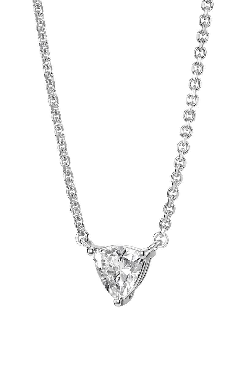 LIGHTBOX 0.375-Carat Lab Grown Trillion Diamond Necklace, Alternate, color, 