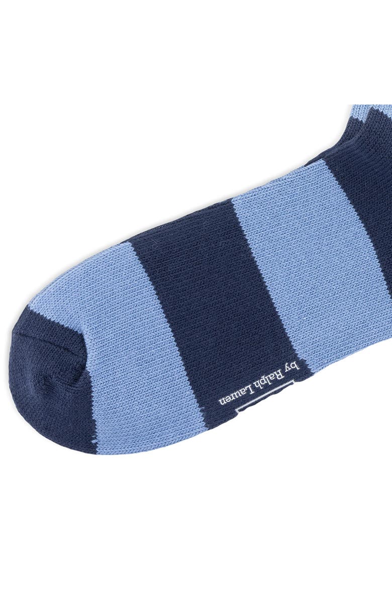 Polo Ralph Lauren Polo Bear Rugby Crew Socks, Alternate, color, Blue