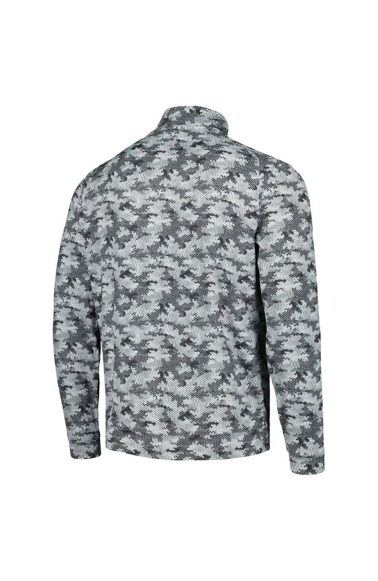 johnnie-O Men's johnnie-O Black TOUR Championship Lando Quarter-Zip Top, Alternate, color,