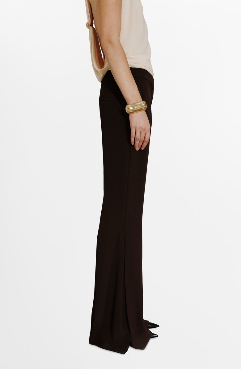 MANGO Flowy Slit Flare Pants, Alternate, color, 