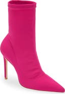 Stuart Weitzman 100 Pointed Toe Stretch Bootie